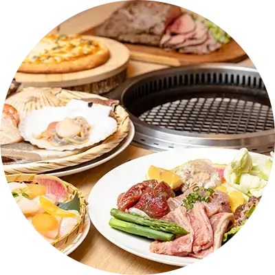 夕食バイキング